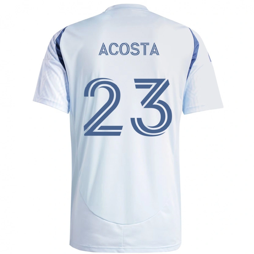 Danxen Damen Kellyn Acosta #23 Hellhimmelblau Blau Auswärtstrikot Trikot 2025/26 T-Shirt Österreich