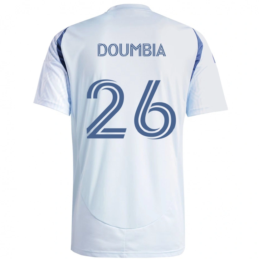 Danxen Damen Ousmane Doumbia #26 Hellhimmelblau Blau Auswärtstrikot Trikot 2025/26 T-Shirt Österreich