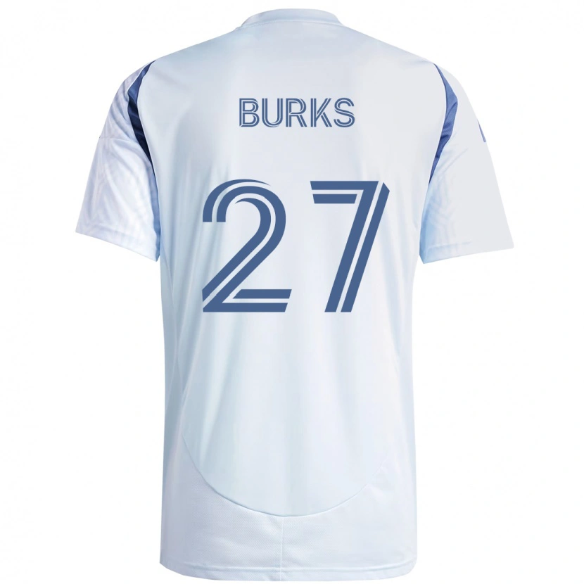 Danxen Damen Kendall Burks #27 Hellhimmelblau Blau Auswärtstrikot Trikot 2025/26 T-Shirt Österreich
