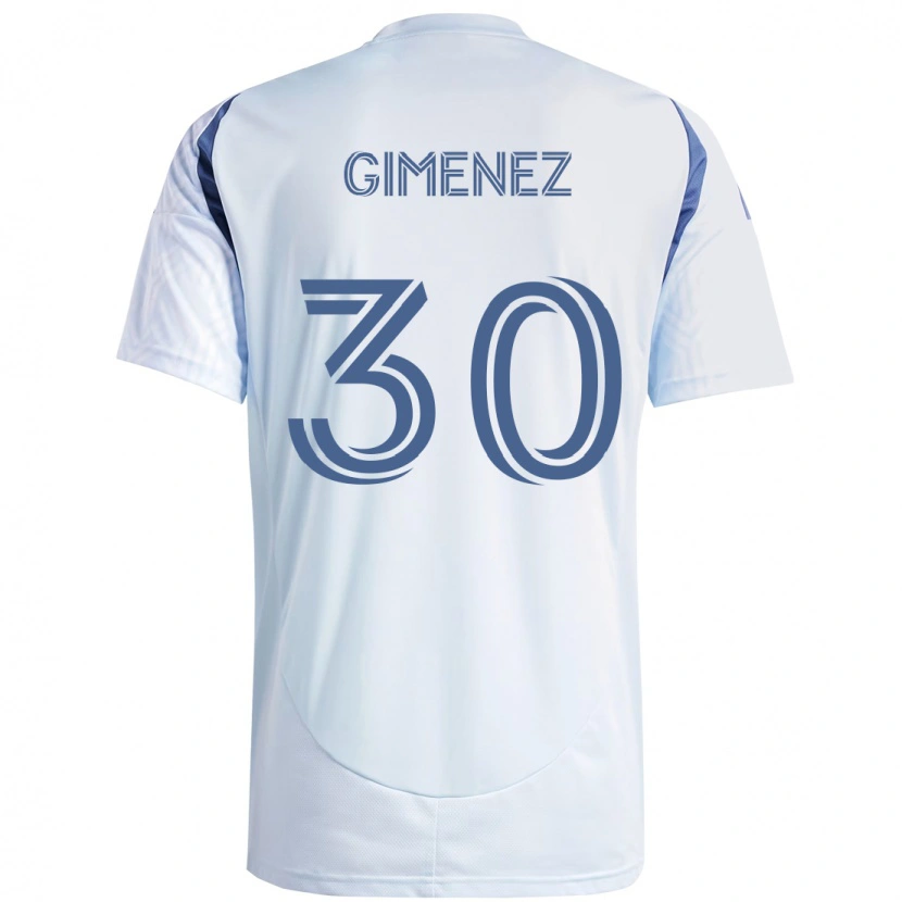 Danxen Damen Gastón Giménez #30 Hellhimmelblau Blau Auswärtstrikot Trikot 2025/26 T-Shirt Österreich
