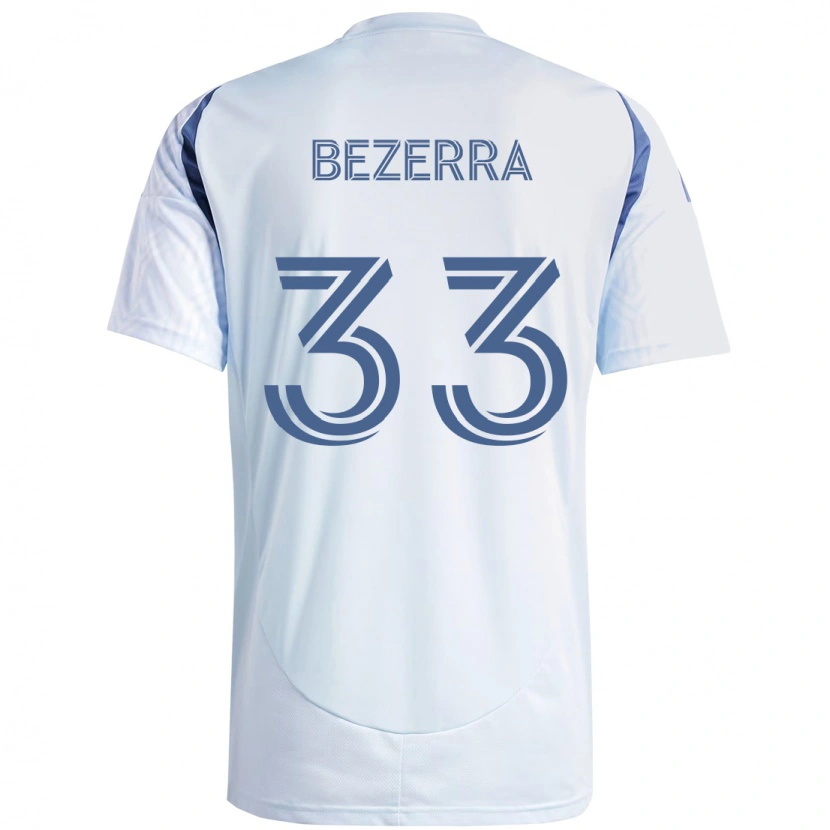Danxen Damen Victor Bezerra #33 Hellhimmelblau Blau Auswärtstrikot Trikot 2025/26 T-Shirt Österreich