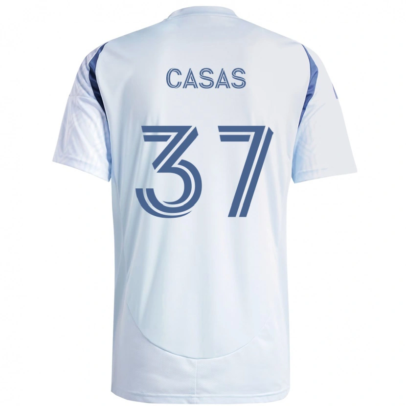 Danxen Damen Javier Casas #37 Hellhimmelblau Blau Auswärtstrikot Trikot 2025/26 T-Shirt Österreich