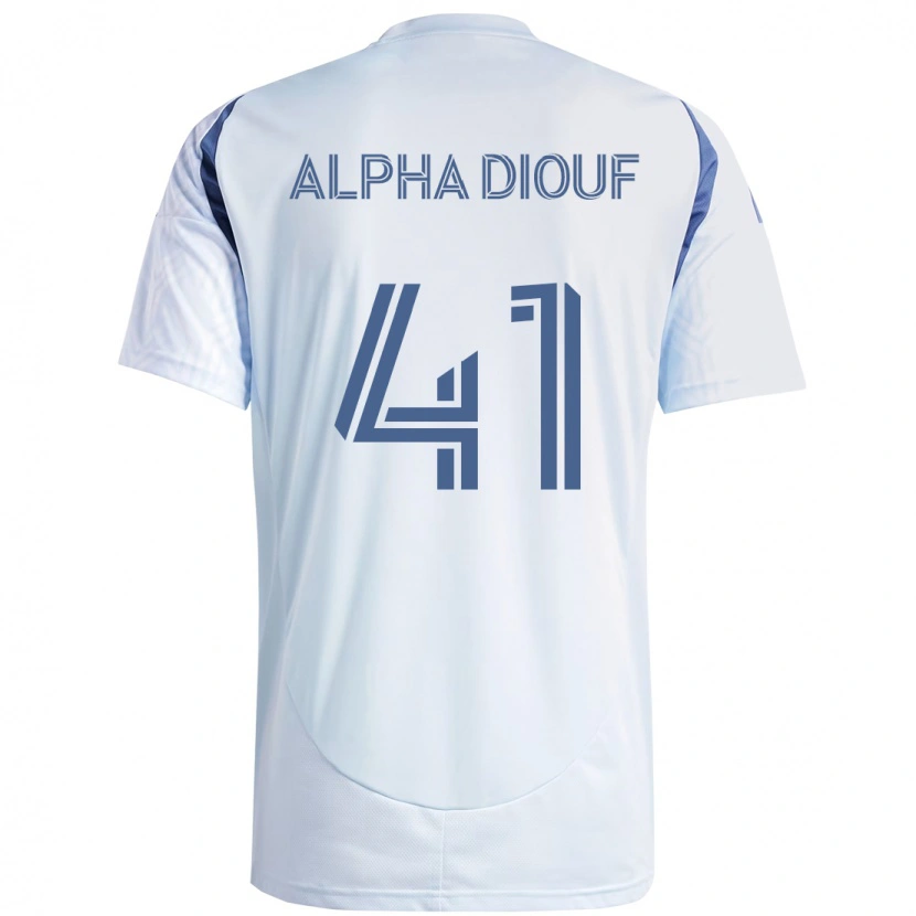 Danxen Damen Jean Alpha Diouf #41 Hellhimmelblau Blau Auswärtstrikot Trikot 2025/26 T-Shirt Österreich