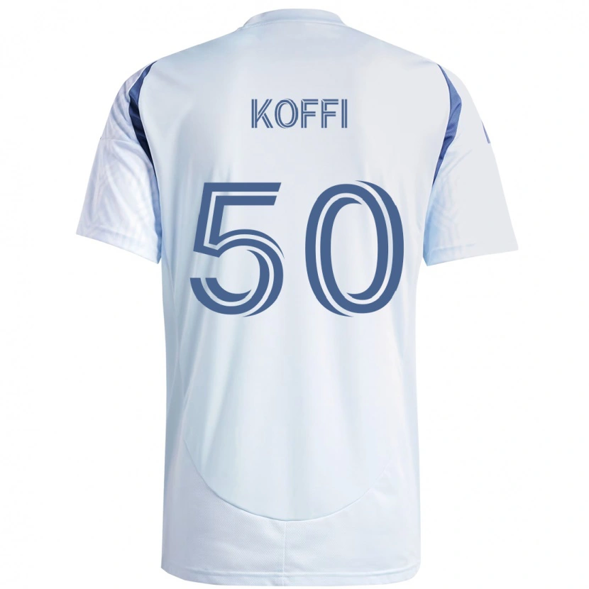 Danxen Damen Christian Koffi #50 Hellhimmelblau Blau Auswärtstrikot Trikot 2025/26 T-Shirt Österreich