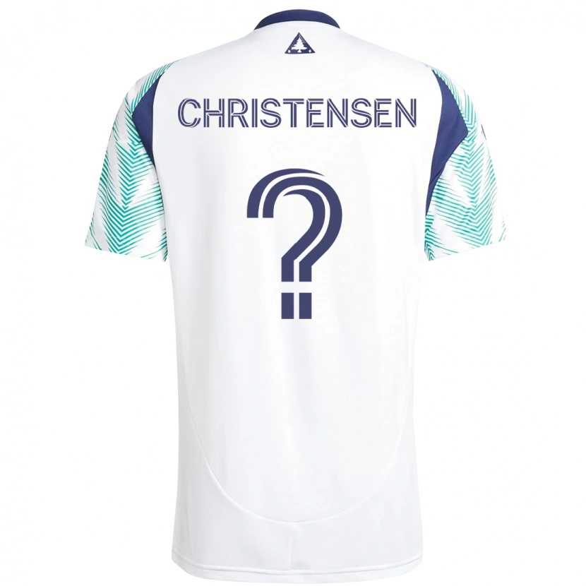 Danxen Damen Kevin Christensen #0 Weiß Blau Auswärtstrikot Trikot 2025/26 T-Shirt Österreich