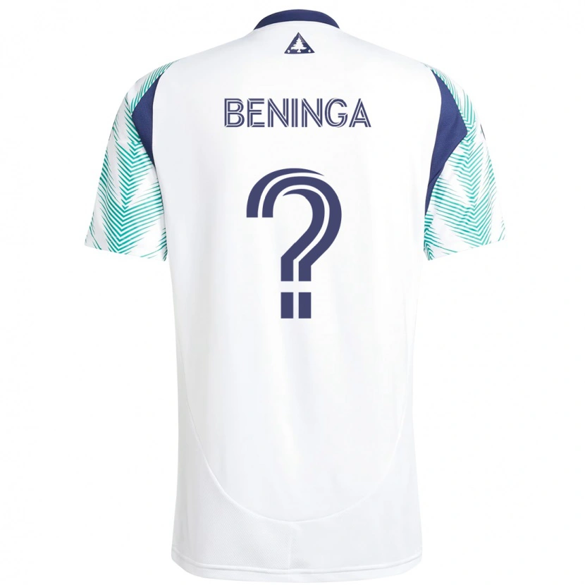 Danxen Damen Owen Beninga #0 Weiß Blau Auswärtstrikot Trikot 2025/26 T-Shirt Österreich