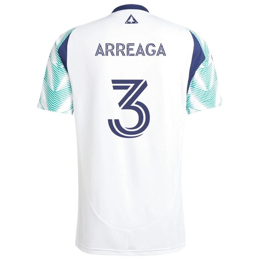 Danxen Damen Xavier Arreaga #3 Weiß Blau Auswärtstrikot Trikot 2025/26 T-Shirt Österreich
