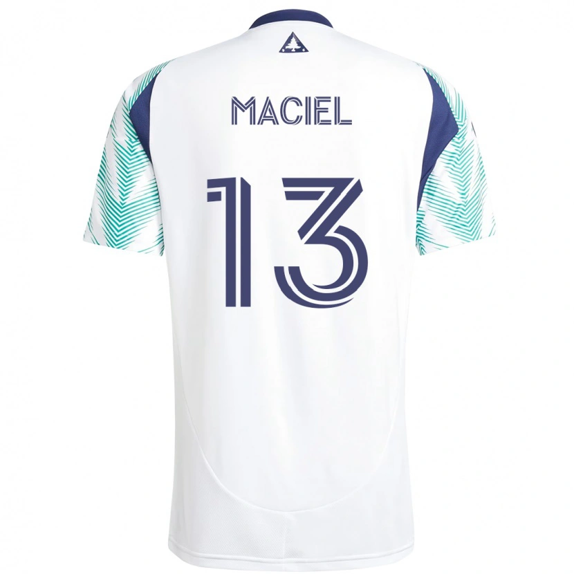 Danxen Damen Maciel #13 Weiß Blau Auswärtstrikot Trikot 2025/26 T-Shirt Österreich