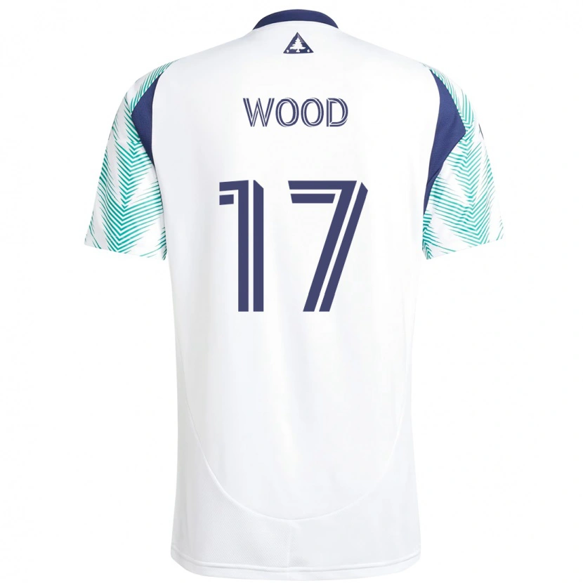 Danxen Damen Bobby Wood #17 Weiß Blau Auswärtstrikot Trikot 2025/26 T-Shirt Österreich