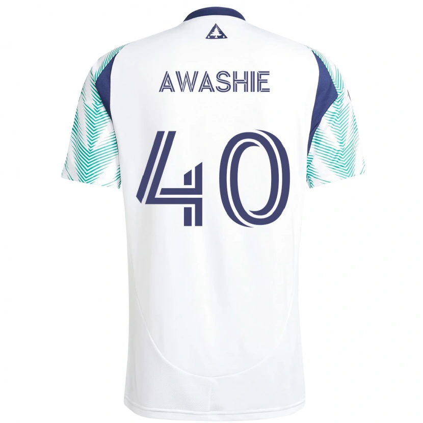 Danxen Damen Ben Awashie #40 Weiß Blau Auswärtstrikot Trikot 2025/26 T-Shirt Österreich