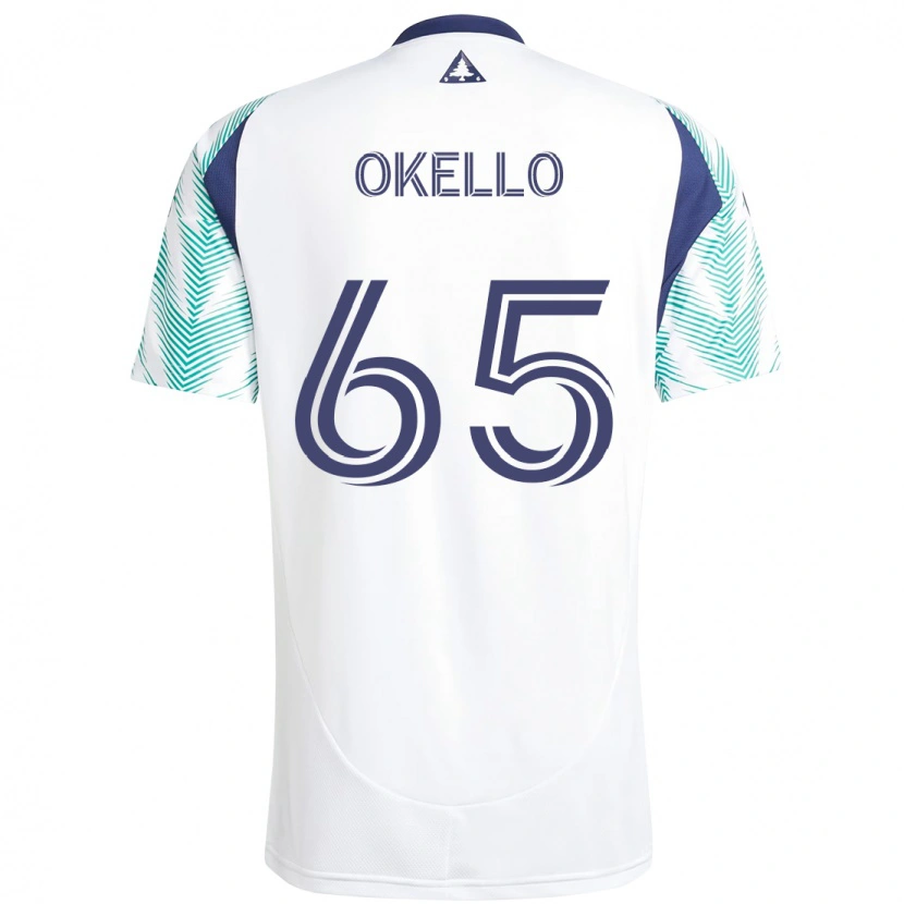 Danxen Damen Noble Okello #65 Weiß Blau Auswärtstrikot Trikot 2025/26 T-Shirt Österreich
