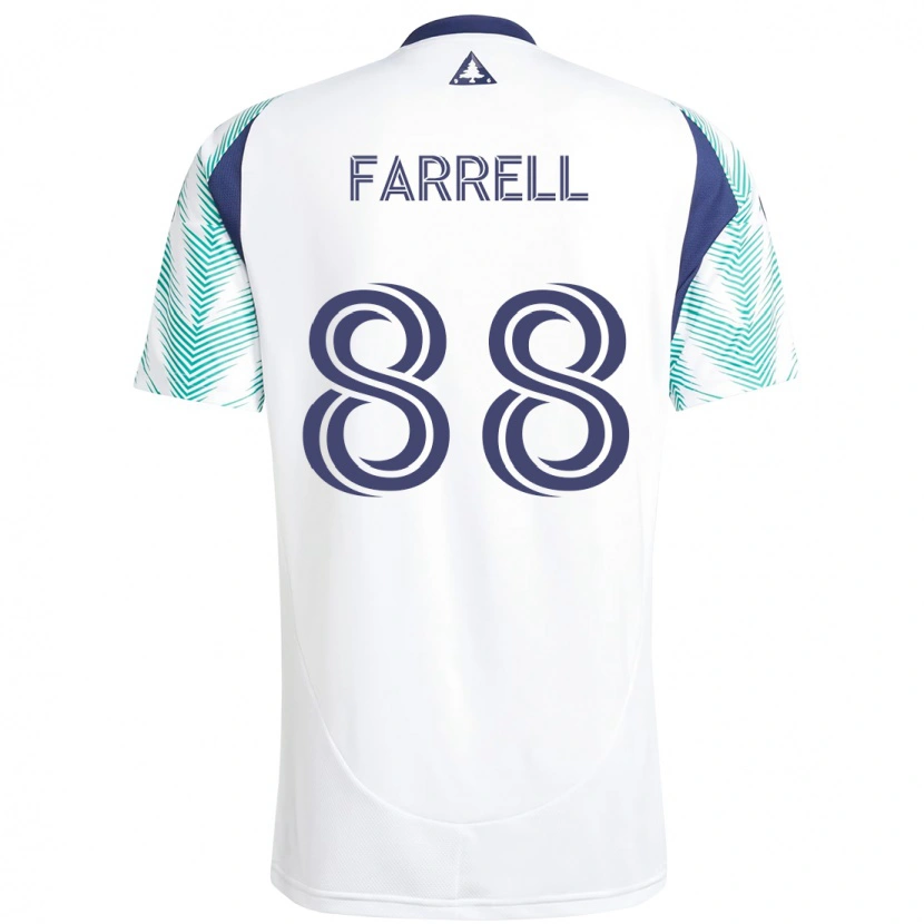 Danxen Damen Andrew Farrell #88 Weiß Blau Auswärtstrikot Trikot 2025/26 T-Shirt Österreich