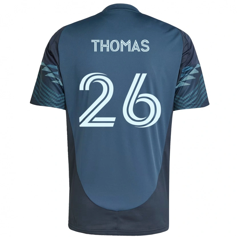 Danxen Damen Andrew Thomas #26 Hellblau Auswärtstrikot Trikot 2025/26 T-Shirt Österreich