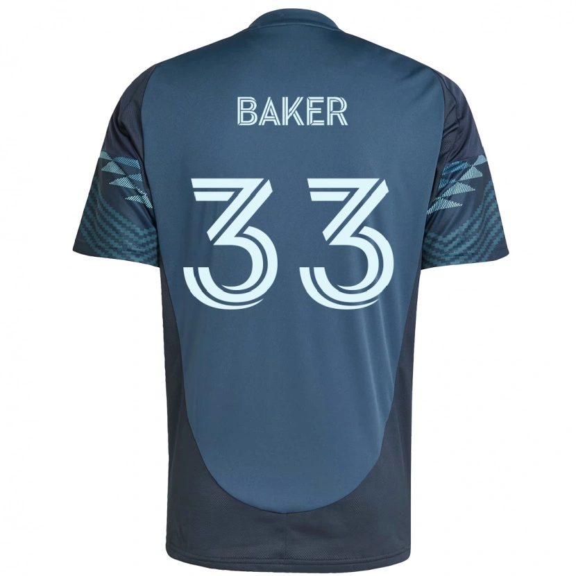 Danxen Damen Cody Baker #33 Hellblau Auswärtstrikot Trikot 2025/26 T-Shirt Österreich