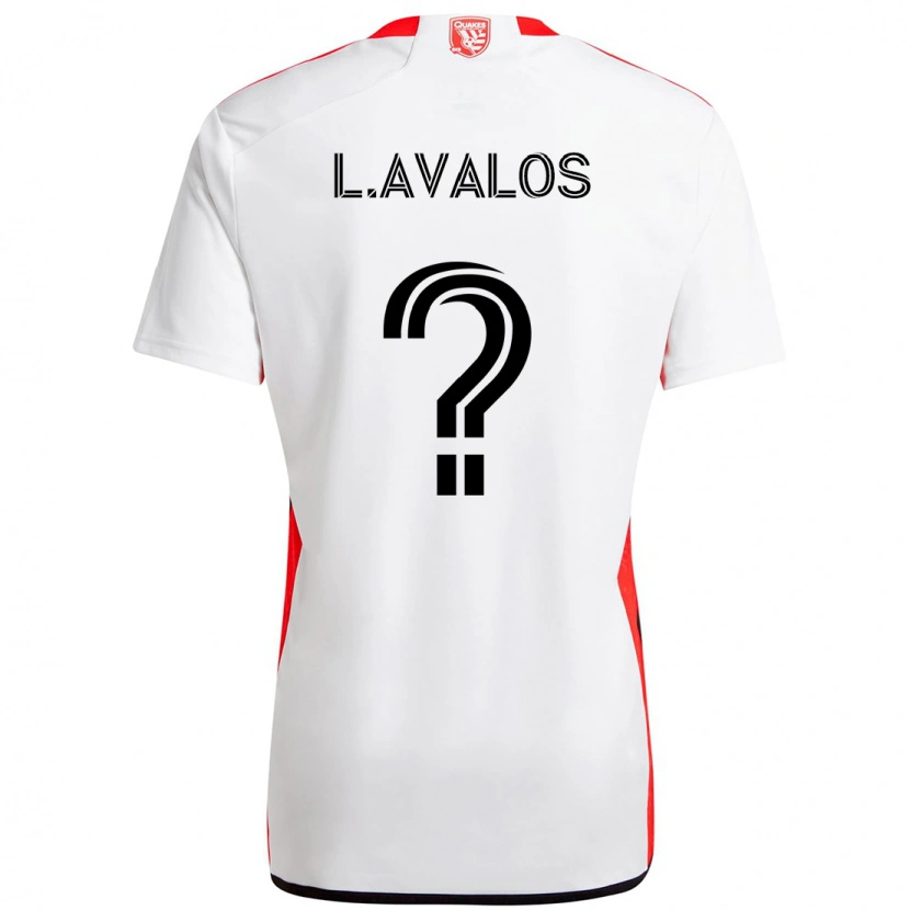 Danxen Damen Lorenzo Avalos #0 Weiß Rot Auswärtstrikot Trikot 2025/26 T-Shirt Österreich