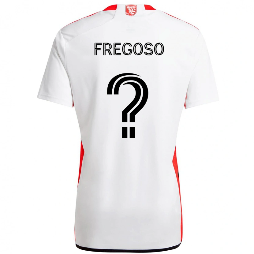 Danxen Damen Daniel Fregoso #0 Weiß Rot Auswärtstrikot Trikot 2025/26 T-Shirt Österreich