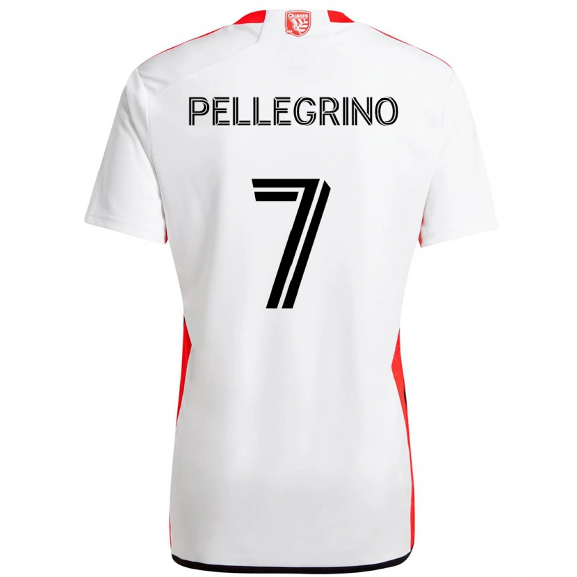 Danxen Damen Amahl Pellegrino #7 Weiß Rot Auswärtstrikot Trikot 2025/26 T-Shirt Österreich