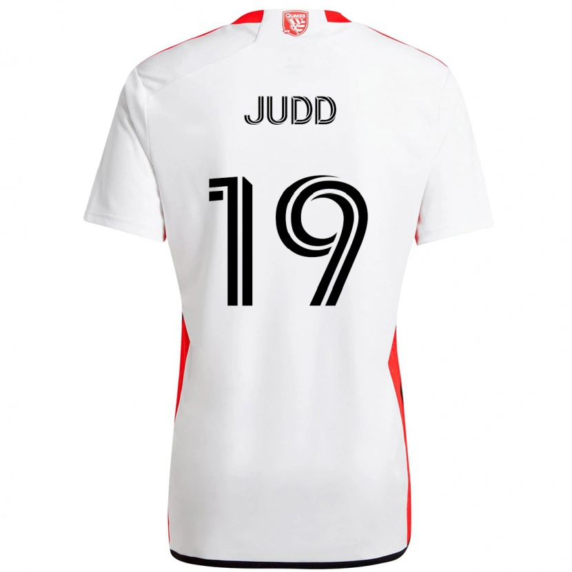 Danxen Damen Preston Judd #19 Weiß Rot Auswärtstrikot Trikot 2025/26 T-Shirt Österreich