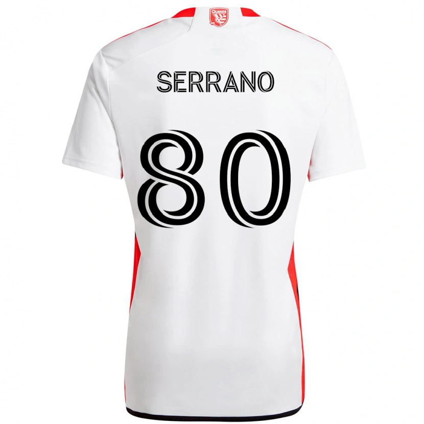 Danxen Damen David Serrano #80 Weiß Rot Auswärtstrikot Trikot 2025/26 T-Shirt Österreich