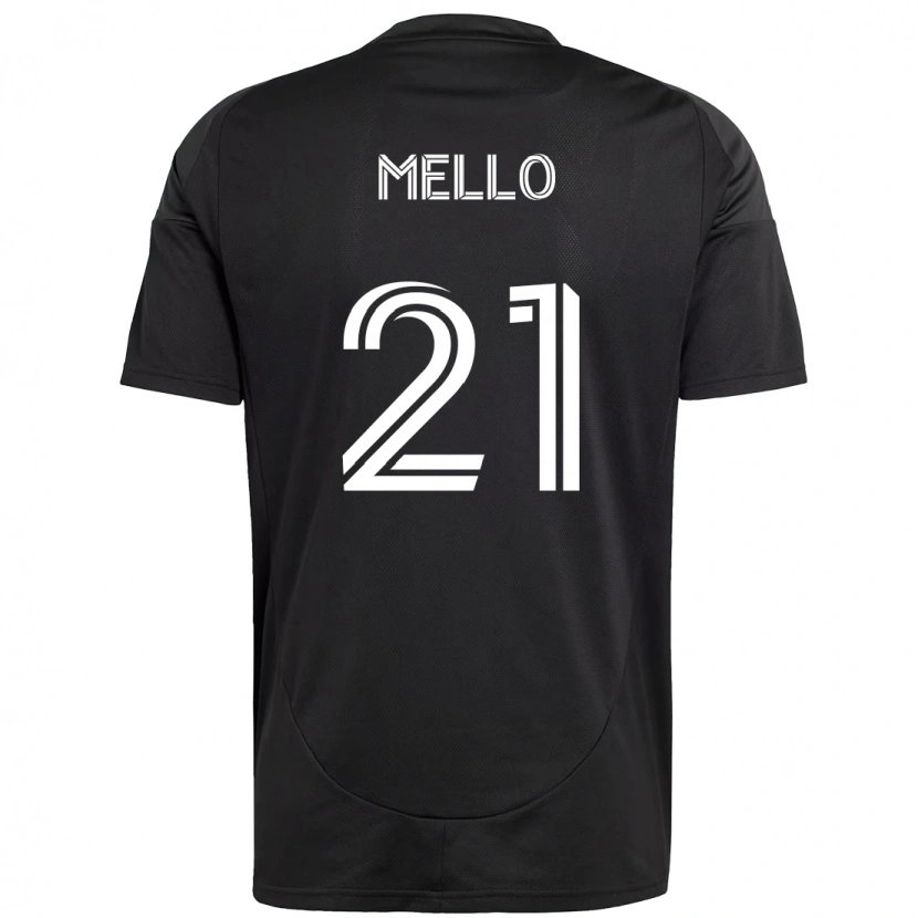 Danxen Damen Vinicius Mello #21 Schwarz Weiß Auswärtstrikot Trikot 2025/26 T-Shirt Österreich