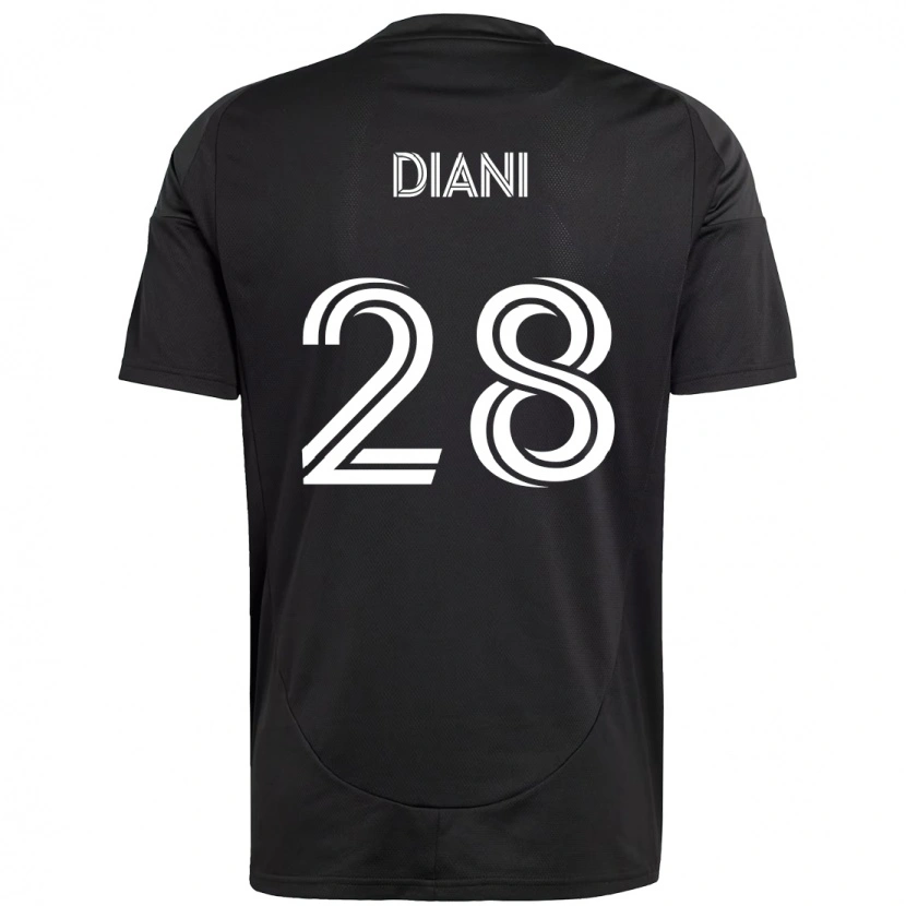Danxen Damen Djibril Diani #28 Schwarz Weiß Auswärtstrikot Trikot 2025/26 T-Shirt Österreich
