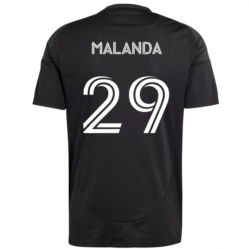 Danxen Damen Adilson Malanda #29 Schwarz Weiß Auswärtstrikot Trikot 2025/26 T-Shirt Österreich