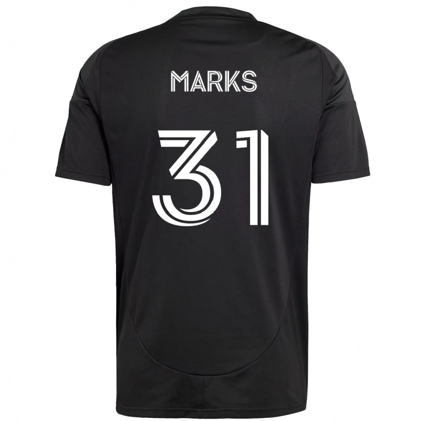 Danxen Damen George Marks #31 Schwarz Weiß Auswärtstrikot Trikot 2025/26 T-Shirt Österreich