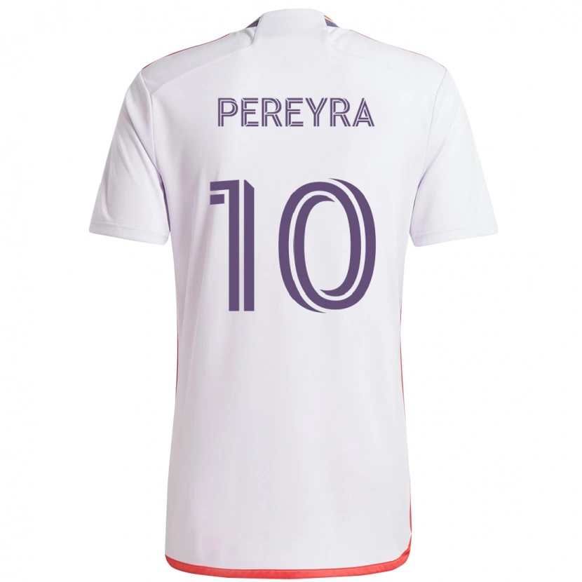 Danxen Damen Mauricio Pereyra #10 Weiß Lila Auswärtstrikot Trikot 2025/26 T-Shirt Österreich