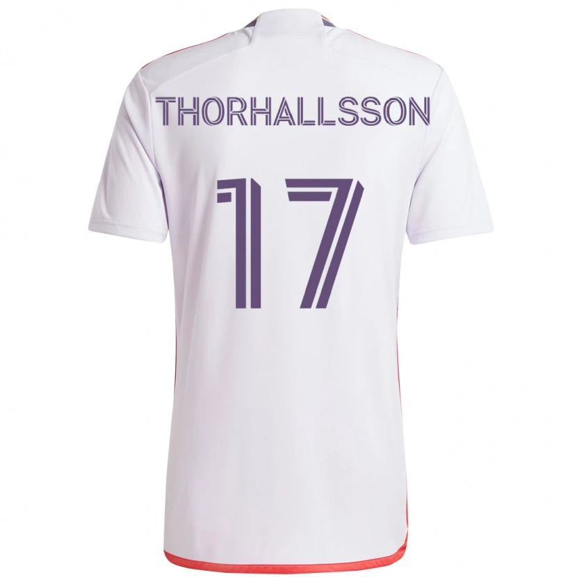 Danxen Damen Dagur Dan Thórhallsson #17 Weiß Lila Auswärtstrikot Trikot 2025/26 T-Shirt Österreich