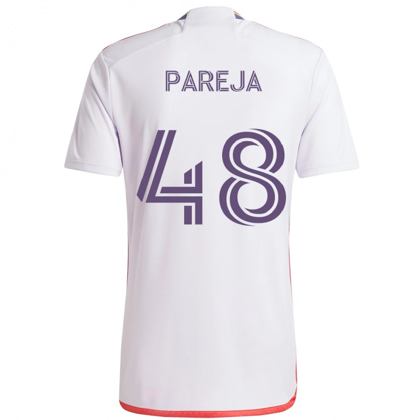 Danxen Damen Diego Pareja #48 Weiß Lila Auswärtstrikot Trikot 2025/26 T-Shirt Österreich