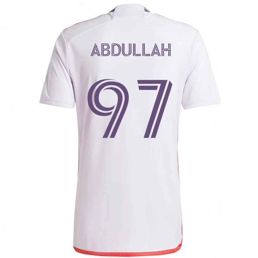 Danxen Damen Majed Abdullah #97 Weiß Lila Auswärtstrikot Trikot 2025/26 T-Shirt Österreich