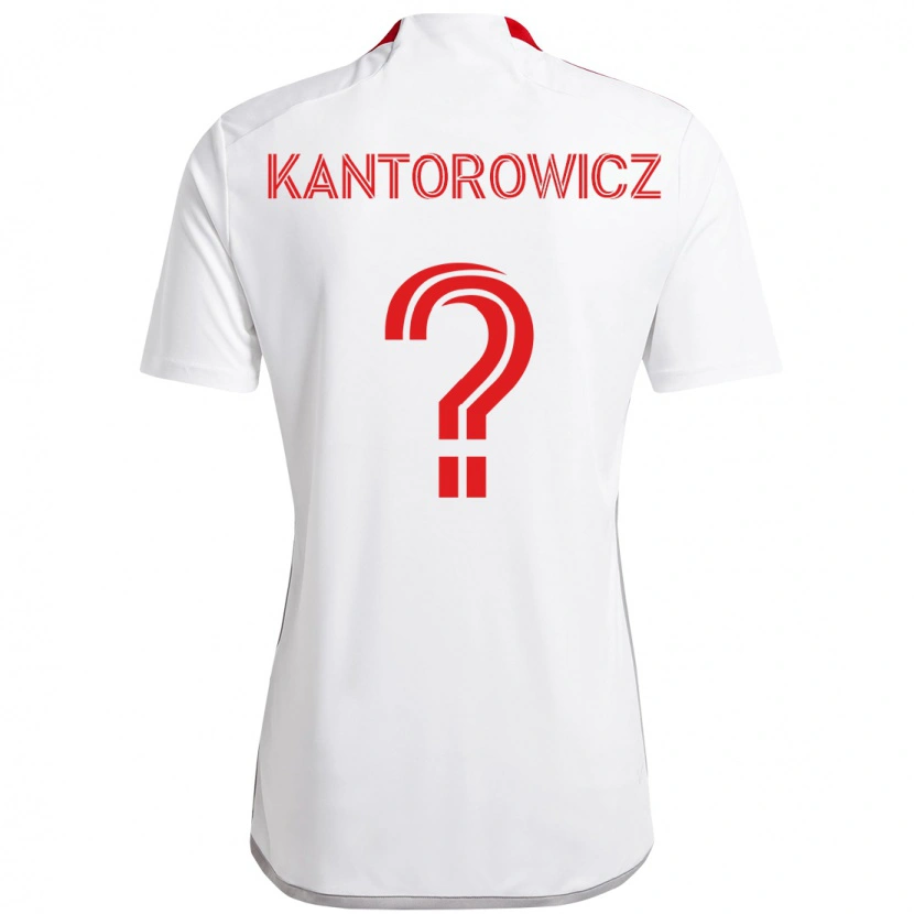 Danxen Damen Dominic Kantorowicz #0 Weiß Rot Auswärtstrikot Trikot 2025/26 T-Shirt Österreich