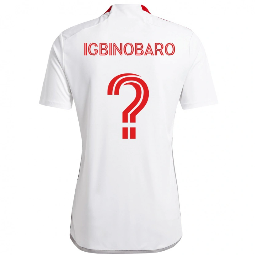 Danxen Damen Philip Igbinobaro #0 Weiß Rot Auswärtstrikot Trikot 2025/26 T-Shirt Österreich