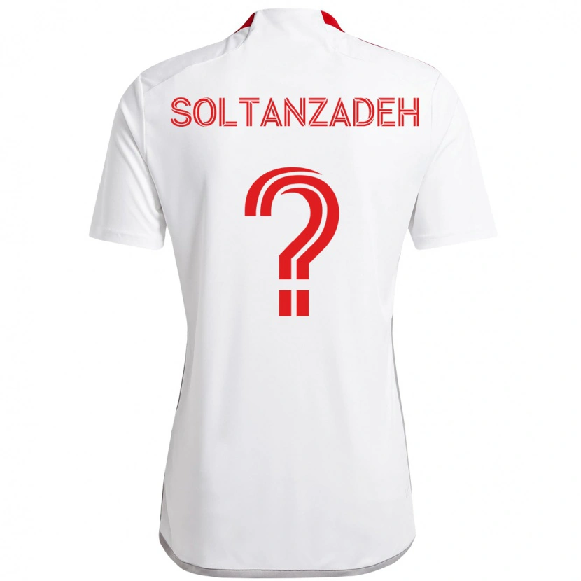 Danxen Damen Shayan Soltanzadeh #0 Weiß Rot Auswärtstrikot Trikot 2025/26 T-Shirt Österreich