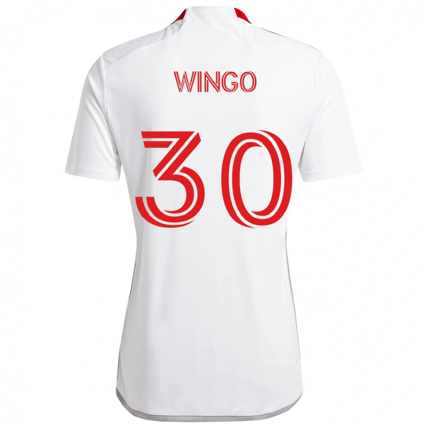 Danxen Damen Henry Wingo #30 Weiß Rot Auswärtstrikot Trikot 2025/26 T-Shirt Österreich