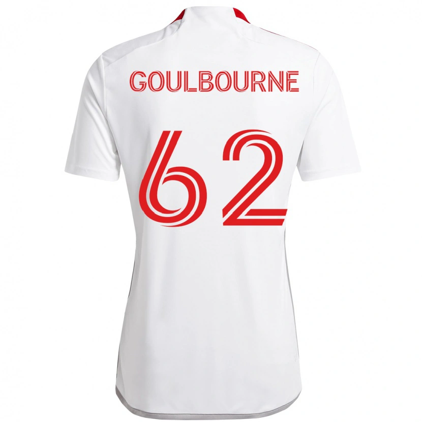 Danxen Damen Rohan Goulbourne #62 Weiß Rot Auswärtstrikot Trikot 2025/26 T-Shirt Österreich