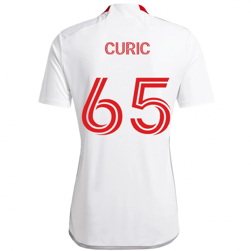 Danxen Damen Antony Curic #65 Weiß Rot Auswärtstrikot Trikot 2025/26 T-Shirt Österreich