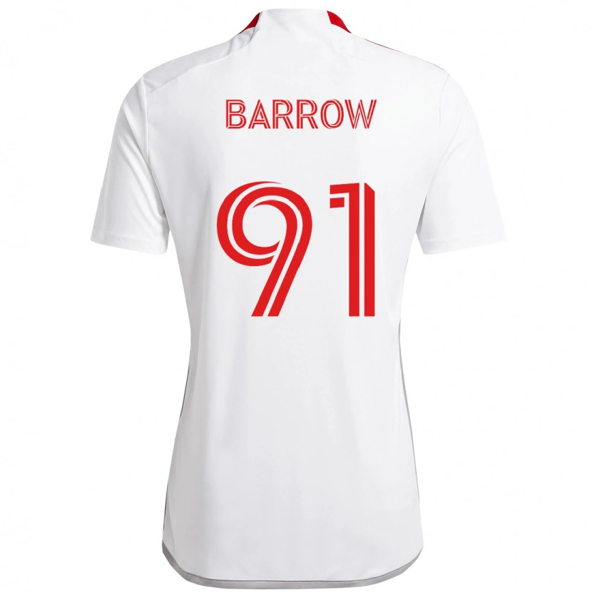 Danxen Damen Dékwon Barrow #91 Weiß Rot Auswärtstrikot Trikot 2025/26 T-Shirt Österreich