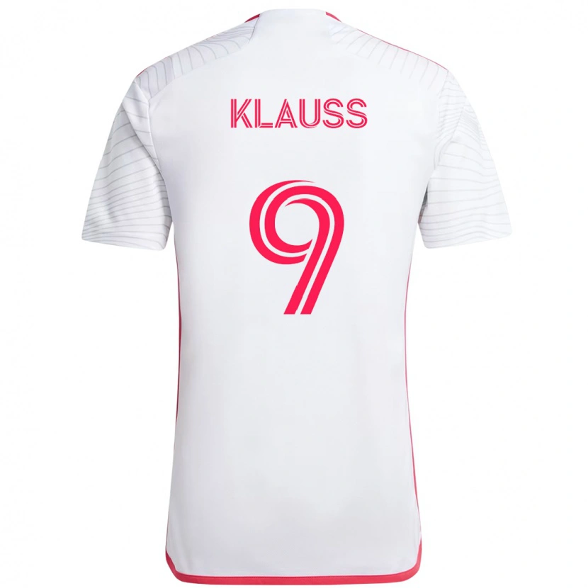Danxen Damen João Klauss #9 Weiß Magenta Auswärtstrikot Trikot 2025/26 T-Shirt Österreich