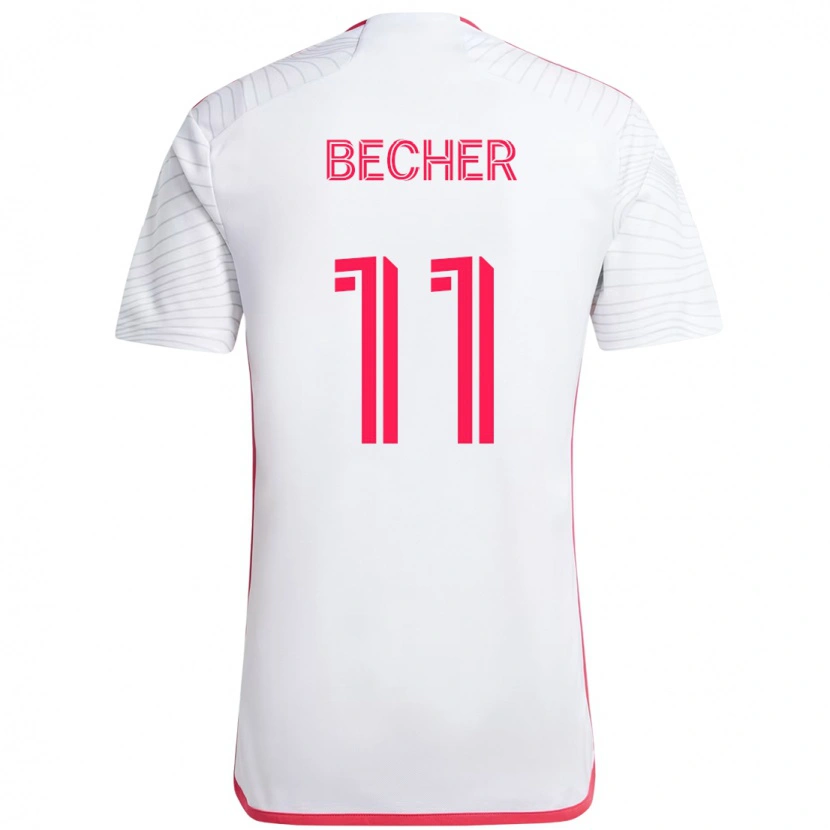 Danxen Damen Simon Becher #11 Weiß Magenta Auswärtstrikot Trikot 2025/26 T-Shirt Österreich