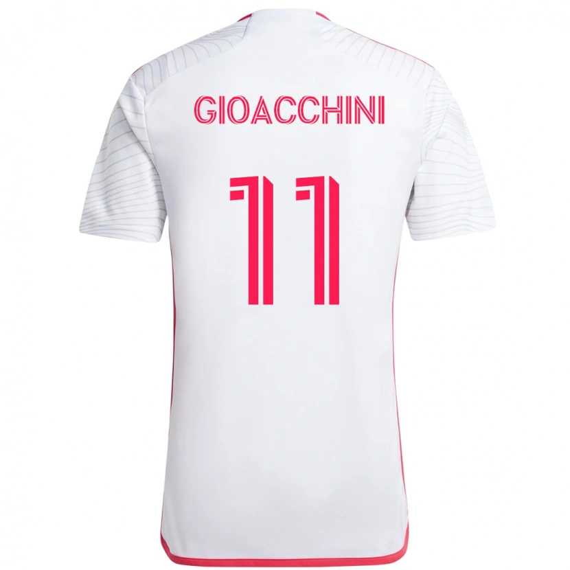 Danxen Damen Nicholas Gioacchini #11 Weiß Magenta Auswärtstrikot Trikot 2025/26 T-Shirt Österreich