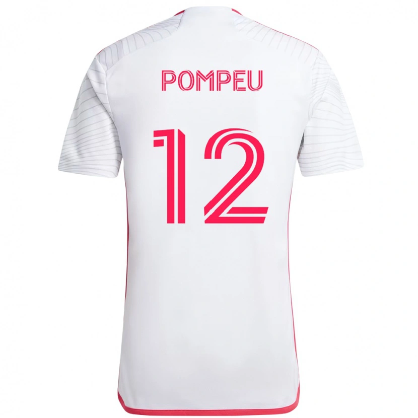 Danxen Damen Célio Pompeu #12 Weiß Magenta Auswärtstrikot Trikot 2025/26 T-Shirt Österreich