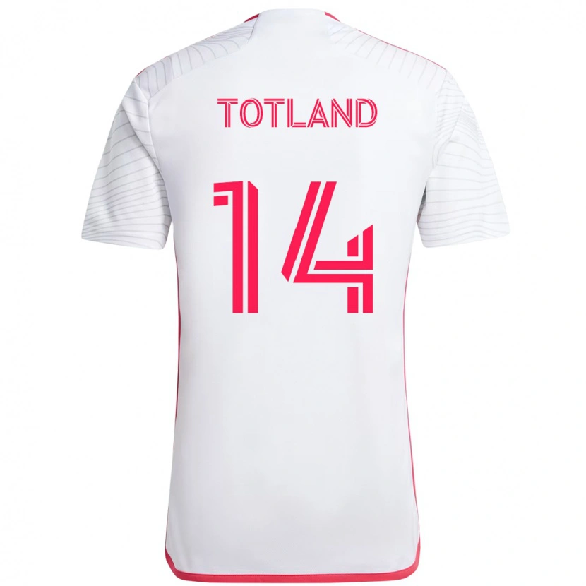 Danxen Damen Tomas Totland #14 Weiß Magenta Auswärtstrikot Trikot 2025/26 T-Shirt Österreich