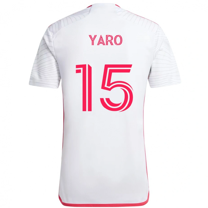 Danxen Damen Joshua Yaro #15 Weiß Magenta Auswärtstrikot Trikot 2025/26 T-Shirt Österreich