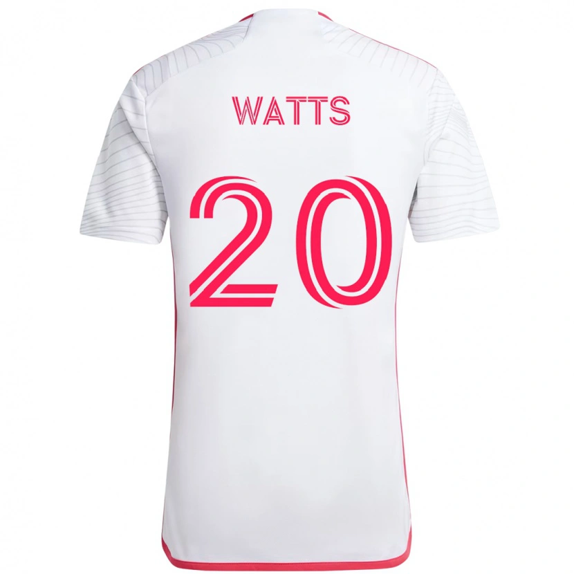 Danxen Damen Akil Watts #20 Weiß Magenta Auswärtstrikot Trikot 2025/26 T-Shirt Österreich