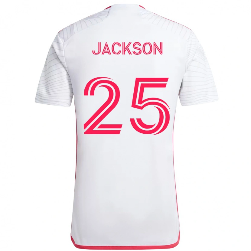 Danxen Damen Aziel Jackson #25 Weiß Magenta Auswärtstrikot Trikot 2025/26 T-Shirt Österreich