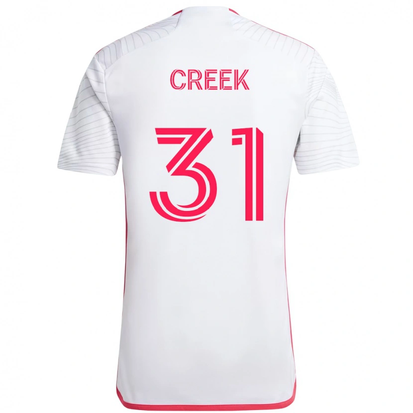 Danxen Damen Michael Creek #31 Weiß Magenta Auswärtstrikot Trikot 2025/26 T-Shirt Österreich
