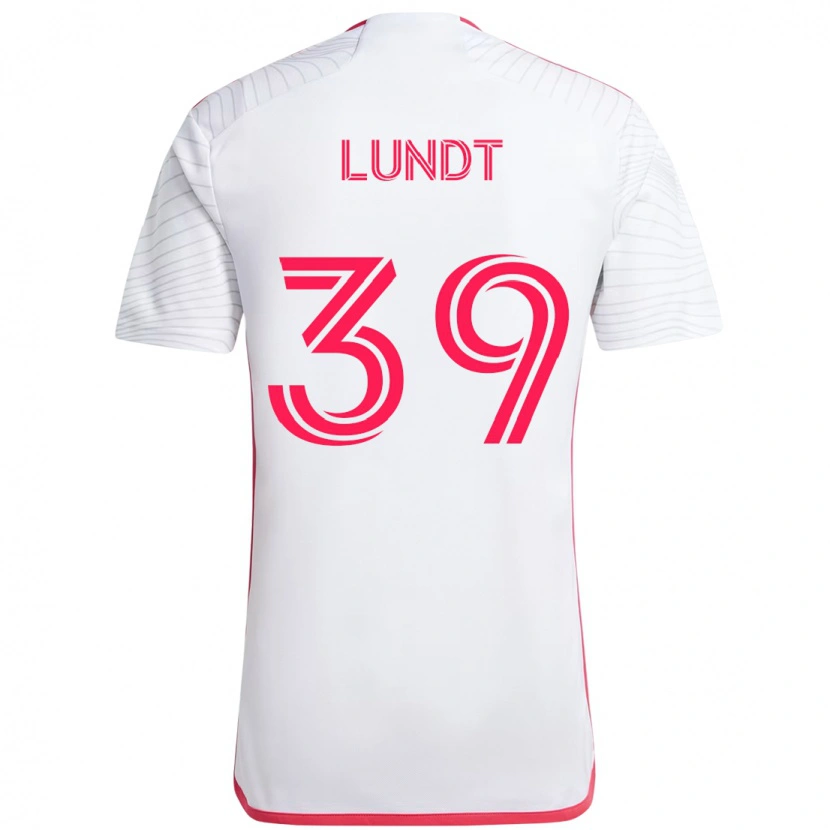 Danxen Damen Ben Lundt #39 Weiß Magenta Auswärtstrikot Trikot 2025/26 T-Shirt Österreich