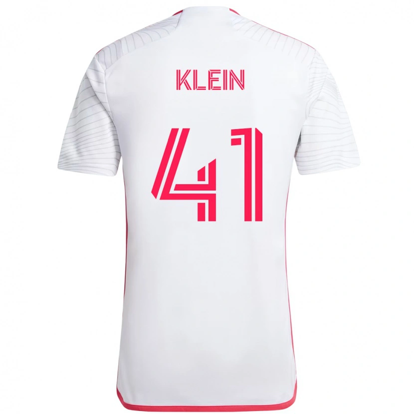 Danxen Damen Johnny Klein #41 Weiß Magenta Auswärtstrikot Trikot 2025/26 T-Shirt Österreich