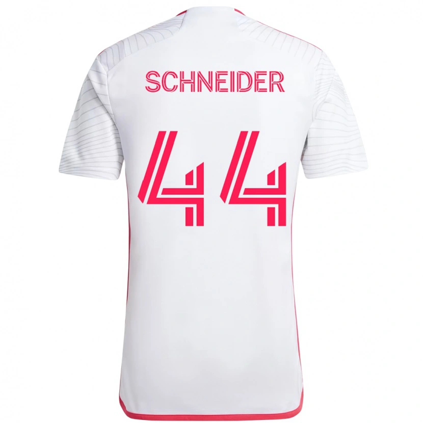 Danxen Damen Max Schneider #44 Weiß Magenta Auswärtstrikot Trikot 2025/26 T-Shirt Österreich